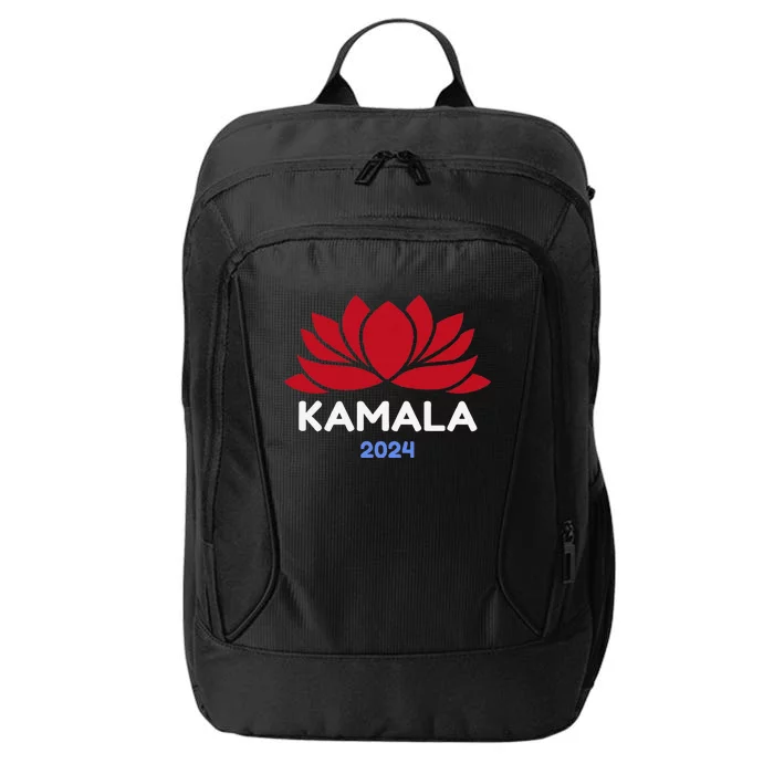 Kamala 2024 Presidential Election Sanskrit Lotus Design City Backpack