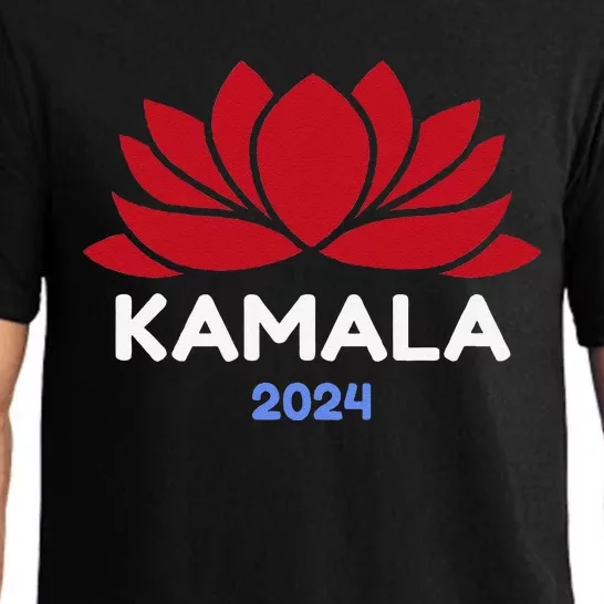 Kamala 2024 Presidential Election Sanskrit Lotus Design Pajama Set