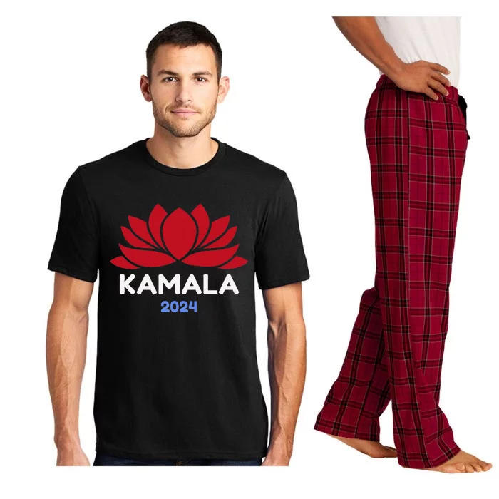 Kamala 2024 Presidential Election Sanskrit Lotus Design Pajama Set