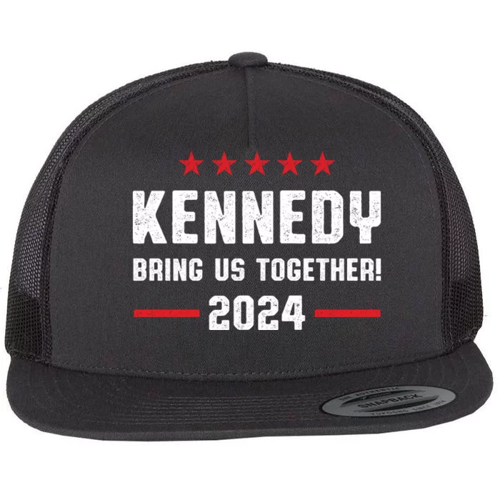 Kennedy 2024 Presidential Election Kennedy For President Flat Bill Trucker Hat