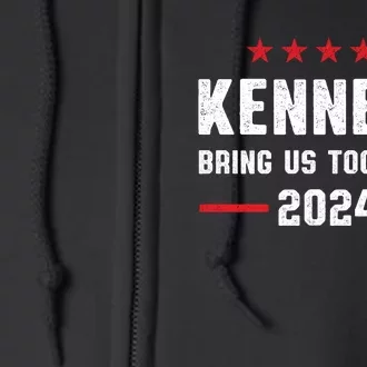 Kennedy 2024 Presidential Election Kennedy For President Full Zip Hoodie