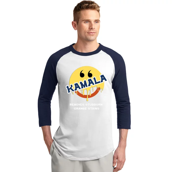 Kamala 2024 Removes Stubborn Orange Stains Funny Gift Baseball Sleeve Shirt