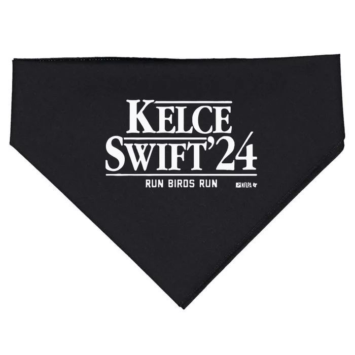 Kelce ’24 Run Birds Run USA-Made Doggie Bandana