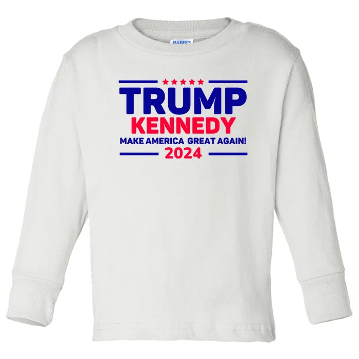 Kennedy 2024 Trump Classic Toddler Long Sleeve Shirt