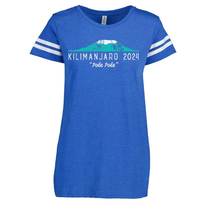 Kilimanjaro 2024 Tanzania Mount Kilimanjaro Climb Pole Pole Enza Ladies Jersey Football T-Shirt