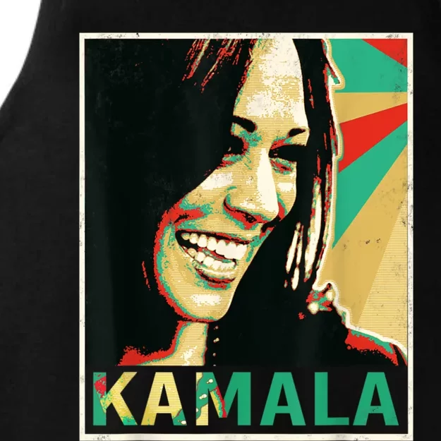 Kamala 2024 Us Presidential Election Kamala Harris 2024 Kamala For President Ladies Tri-Blend Wicking Tank