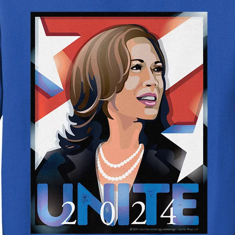 Kamala 2024 Unite Poster Art Premium Tall Sweatshirt