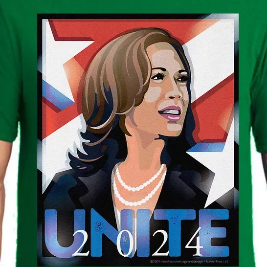 Kamala 2024 Unite Poster Art Premium Pajama Set