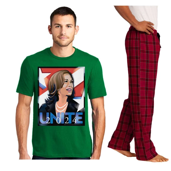 Kamala 2024 Unite Poster Art Premium Pajama Set