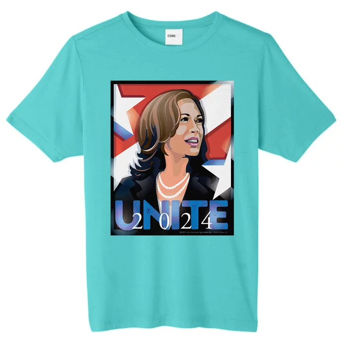 Kamala 2024 Unite Poster Art Premium ChromaSoft Performance T-Shirt