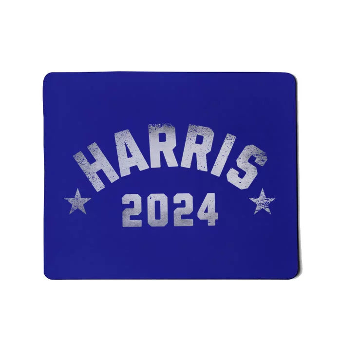 Kamala 2024 Vintage Curved Baseball Font Kamala Harris 2024 Gift Mousepad