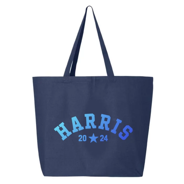 Kamala 2024 Vintage Curved Baseball Font Kamala Harris 2024 Gift 25L Jumbo Tote