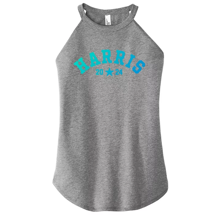 Kamala 2024 Vintage Curved Baseball Font Kamala Harris 2024 Gift Women’s Perfect Tri Rocker Tank