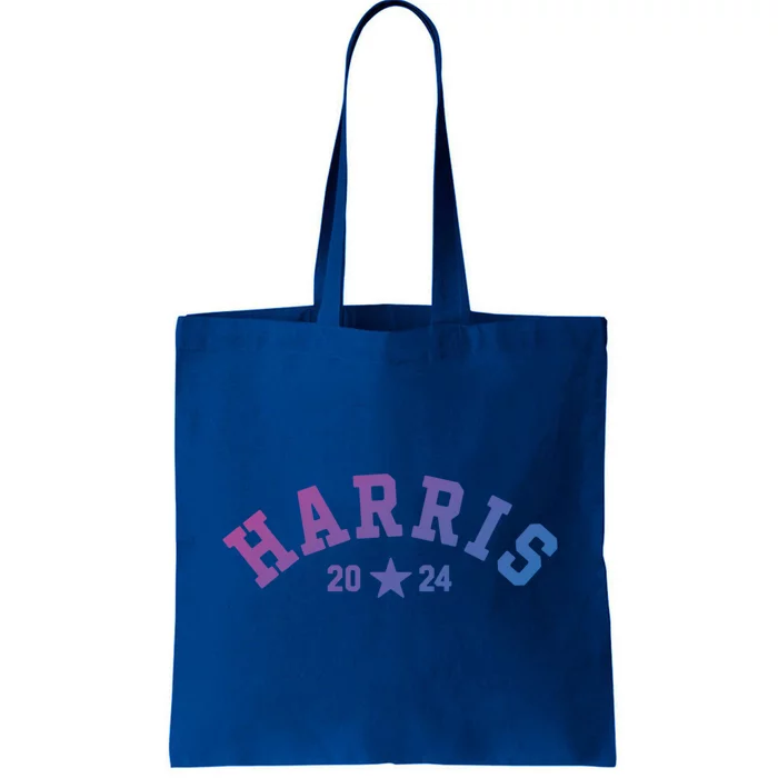 Kamala 2024 Vintage Curved Baseball Font Kamala Harris 2024 Gift Tote Bag