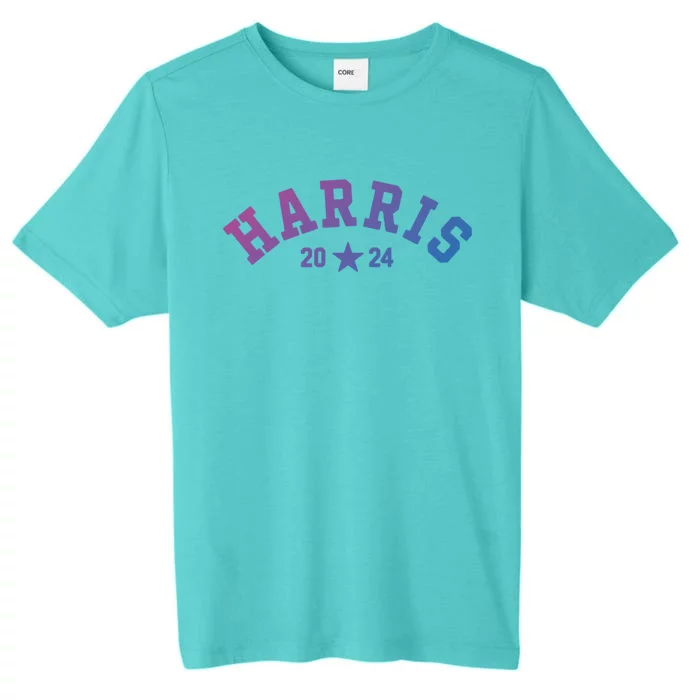 Kamala 2024 Vintage Curved Baseball Font Kamala Harris 2024 Gift ChromaSoft Performance T-Shirt