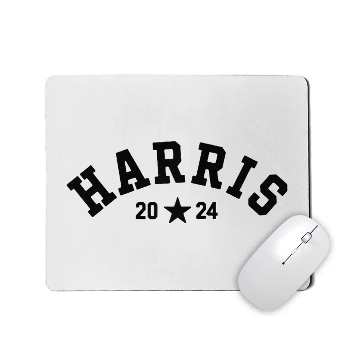 Kamala 2024 Vintage Curved Baseball Font Kamala Harris 2024 Raglan Mousepad