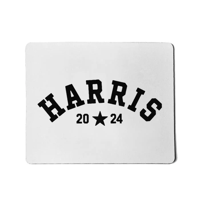 Kamala 2024 Vintage Curved Baseball Font Kamala Harris 2024 Raglan Mousepad