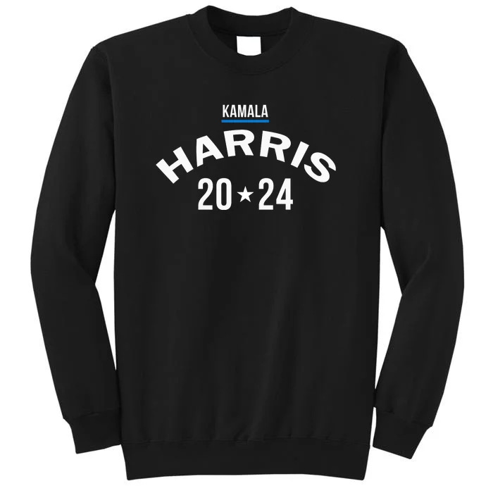 Kamala 2024 Vintage Curved Baseball Font Kamala Harris 2024 . Sweatshirt