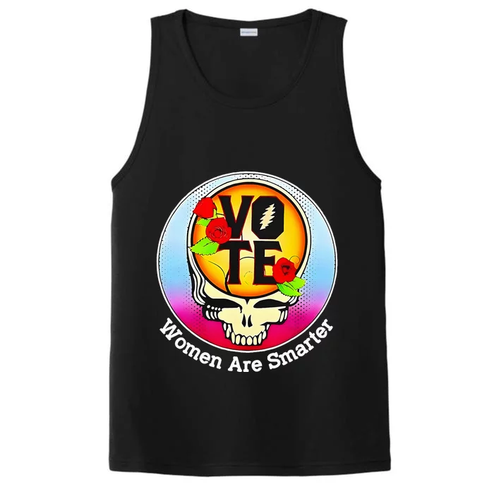 Kamala 2024 Women Are Smarter Parody Feminine Power Performance Tank