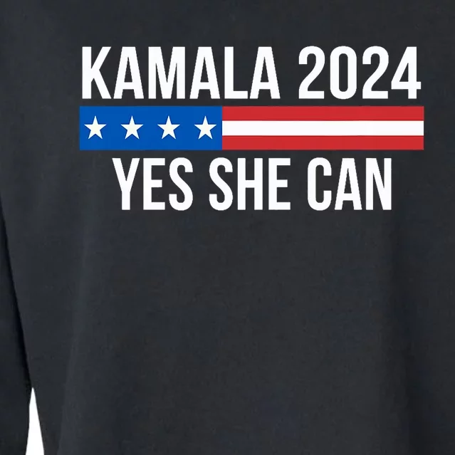 Kamala 2024 Yes She Can Kamala 2024 Yes She Can Cropped Pullover Crew