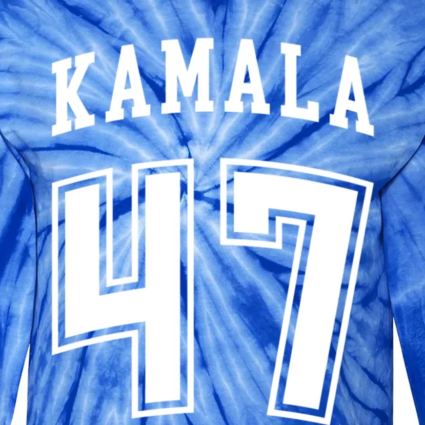 Kamala 47 Athletic Style Design Cool Gift Tie-Dye Long Sleeve Shirt