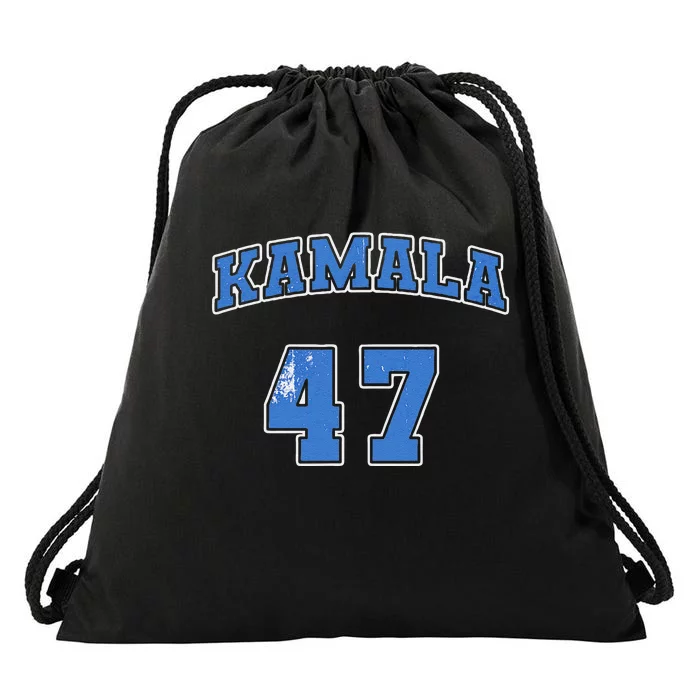 Kamala 47 Kamala Harris For President 2024 Funny Voting Drawstring Bag