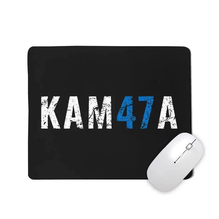 Kamala 47 Madam President Harris Vote Election Grunge Kam47a Mousepad