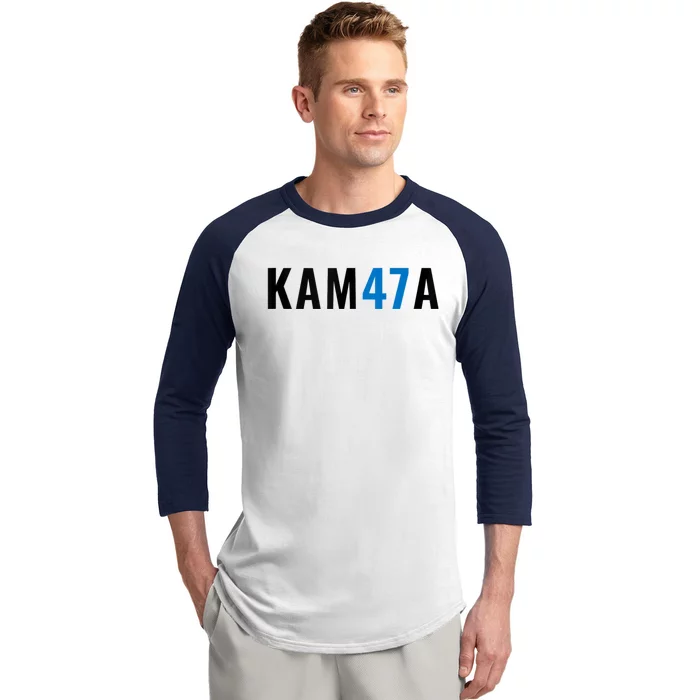 Kamala 47 Madam President Harris Vote Election Kam47a Baseball Sleeve Shirt