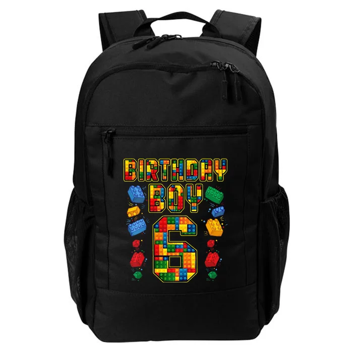 Kids 6th Birthday Master Builder 6 Years Old Block Building Daily Commute Backpack