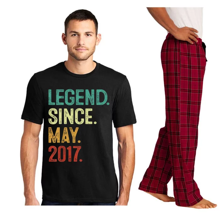 kid 6 Years Old Legend Since May 2017 6th Birthday Pajama Set