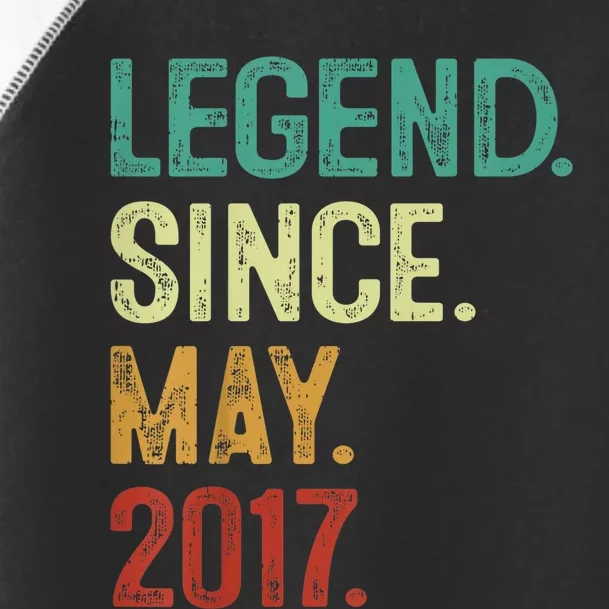 kid 6 Years Old Legend Since May 2017 6th Birthday Toddler Fine Jersey T-Shirt