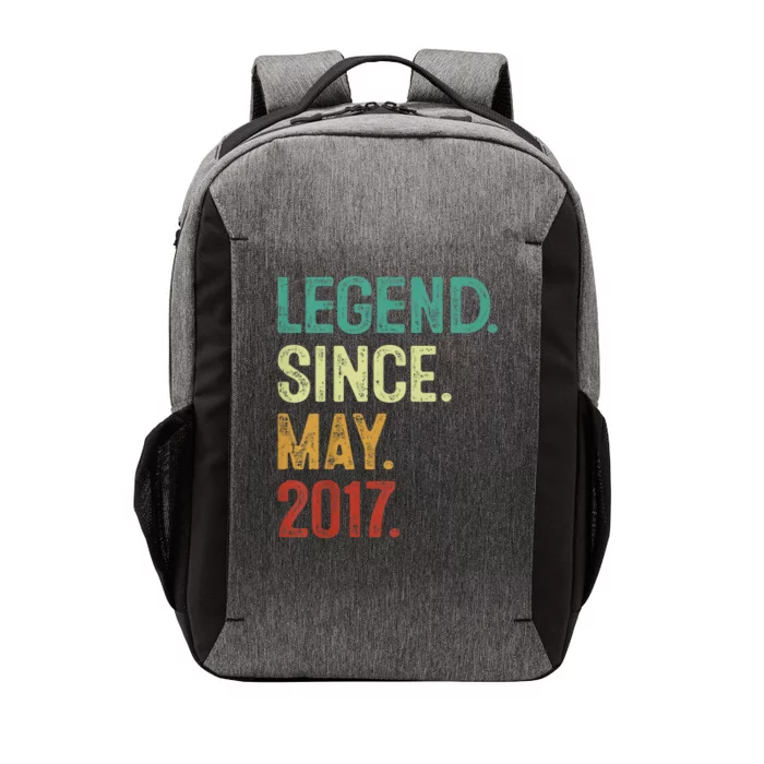 kid 6 Years Old Legend Since May 2017 6th Birthday Vector Backpack