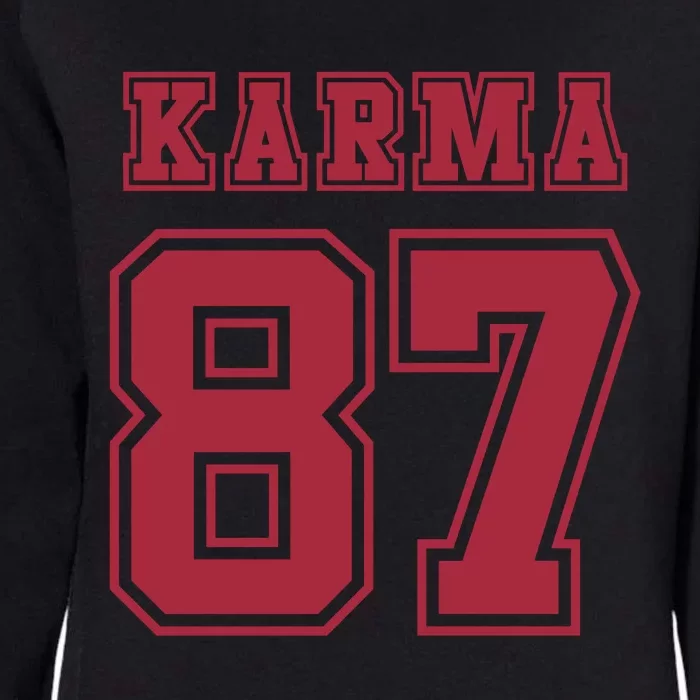 Karma 87 | Sporty Trendy Design Womens California Wash Sweatshirt