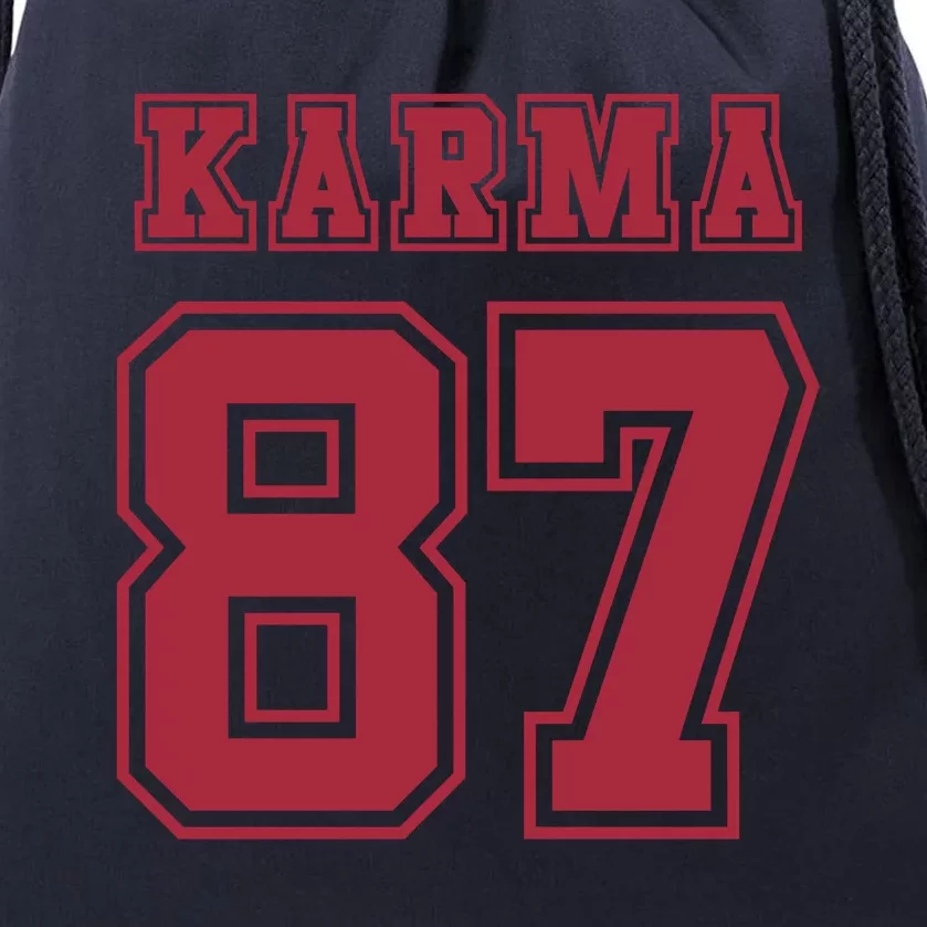 Karma 87 | Sporty Trendy Design Drawstring Bag