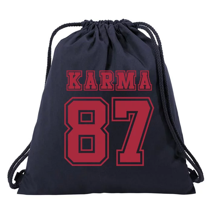 Karma 87 | Sporty Trendy Design Drawstring Bag