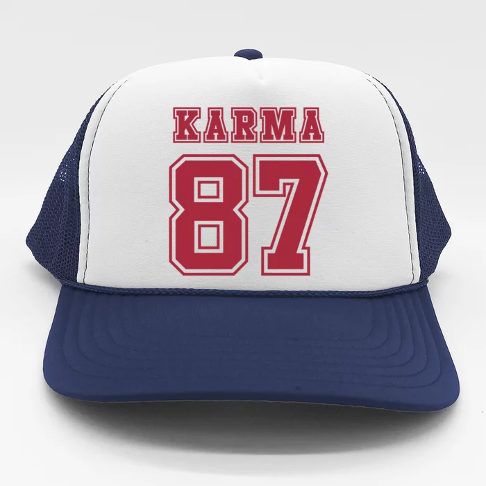 Karma 87 | Sporty Trendy Design Trucker Hat