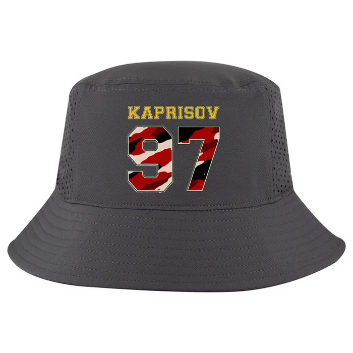 KAPRIZOV 97 Wild The Thrill Minnesota Pro Ice Hockey Cool Comfort Performance Bucket Hat