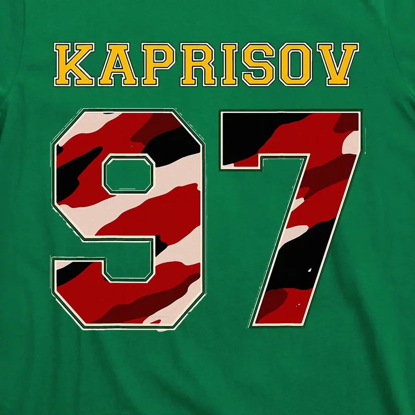 KAPRIZOV 97 Wild The Thrill Minnesota Pro Ice Hockey T-Shirt