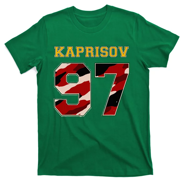 KAPRIZOV 97 Wild The Thrill Minnesota Pro Ice Hockey T-Shirt