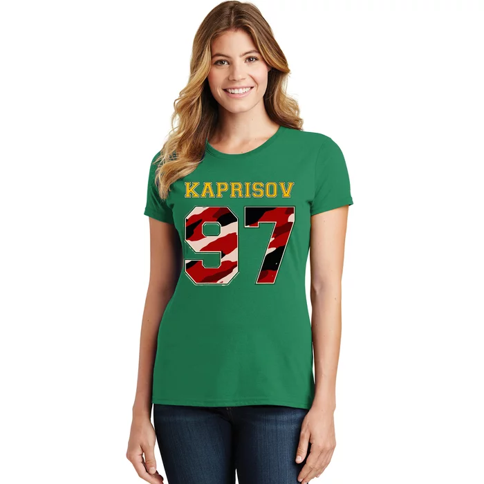 KAPRIZOV 97 Wild The Thrill Minnesota Pro Ice Hockey Women's T-Shirt