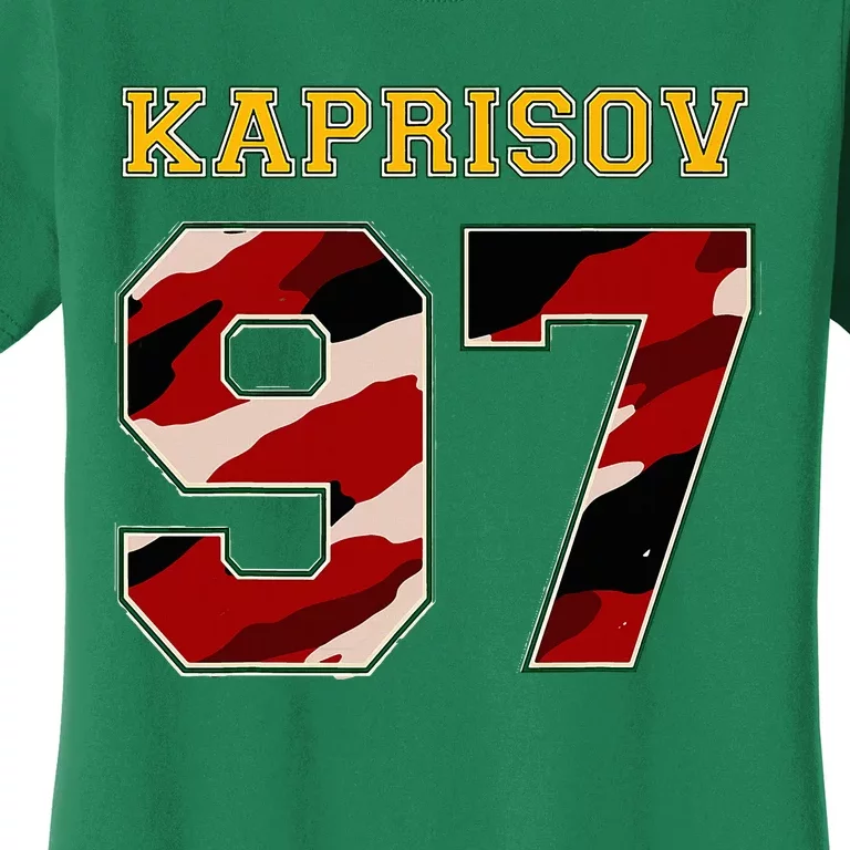 KAPRIZOV 97 Wild The Thrill Minnesota Pro Ice Hockey Women's T-Shirt