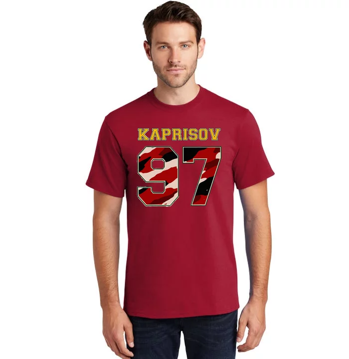 KAPRIZOV 97 Wild The Thrill Minnesota Pro Ice Hockey Tall T-Shirt