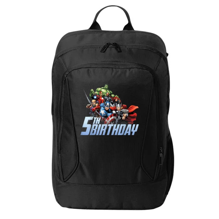 K.i.d.s A.v.e.n.g.er.s Action Shot 5th Birthday City Backpack