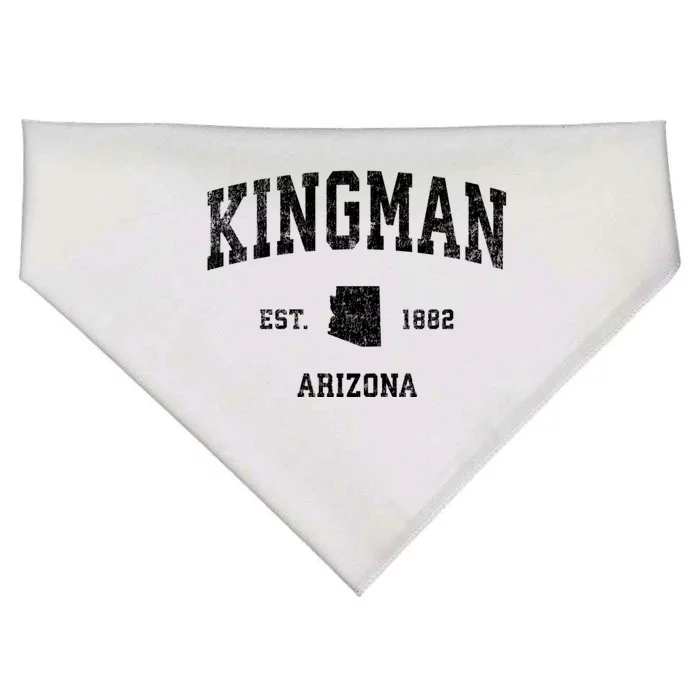 Kingman Arizona Az Vintage Sports USA-Made Doggie Bandana