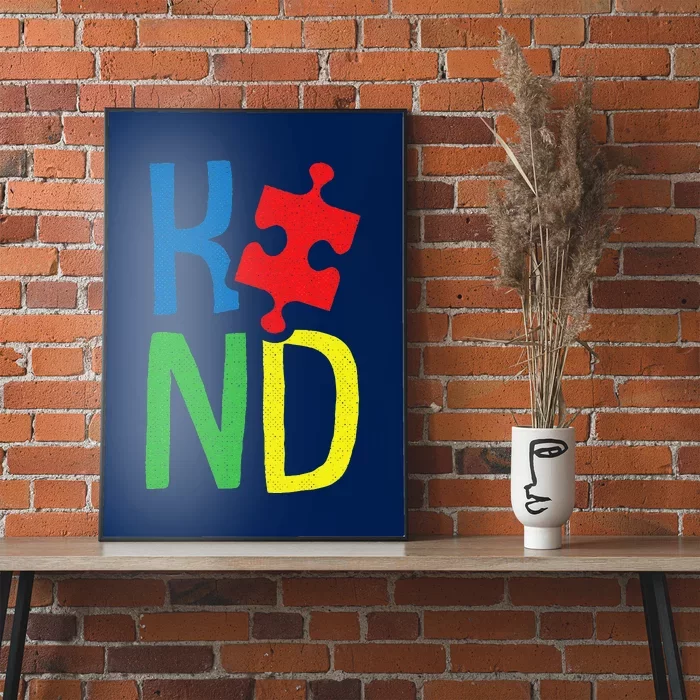 Kind Autism Awareness Puzzle Baby S Poster