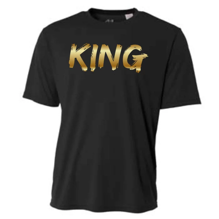 King African American Father Black Dad Afro Family Pride Funny Gift Cooling Performance Crew T-Shirt