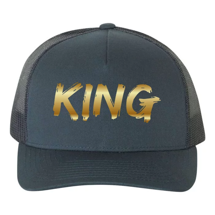 King African American Father Black Dad Afro Family Pride Funny Gift Yupoong Adult 5-Panel Trucker Hat