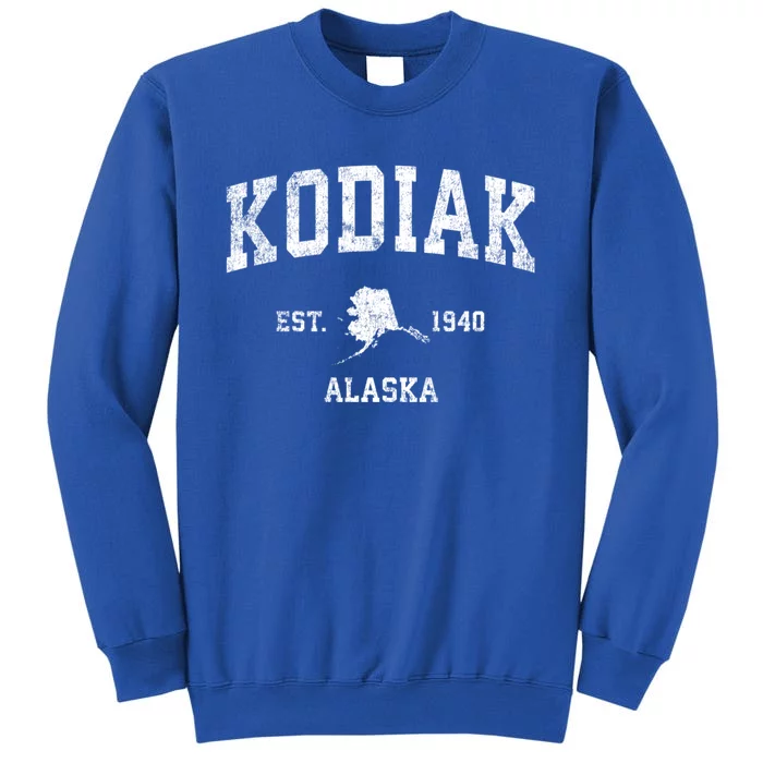 Kodiak Alaska Ak Vintage Sports Sweatshirt