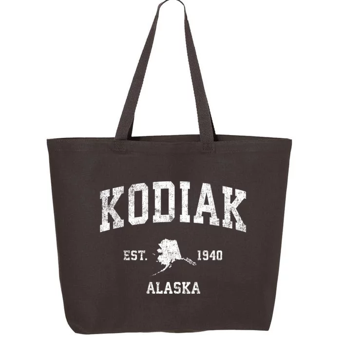 Kodiak Alaska Ak Vintage Sports 25L Jumbo Tote