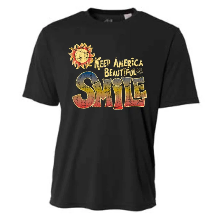 Keep America Beautiful Smile Gift Cooling Performance Crew T-Shirt